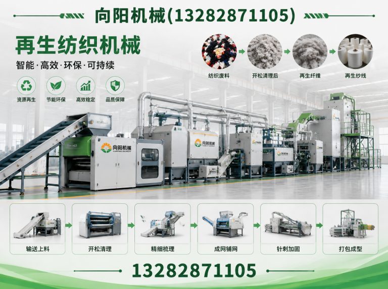 万宁再生纤维加工设备展示图